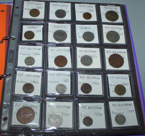 3 albums world coins